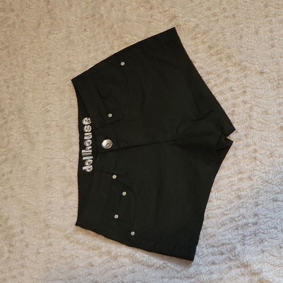 DOLLHOUSE~ Shorts, Black, 0 - Picture 1 of 7